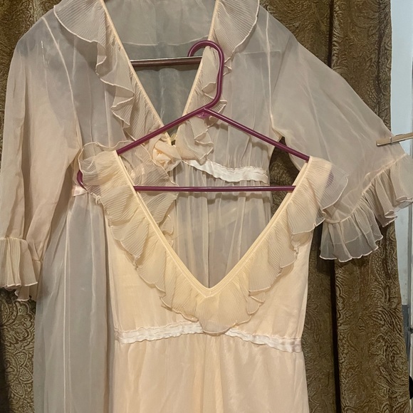 Double layer peach Penior set 1960-70. vintage.  no flaws - Picture 6 of 15